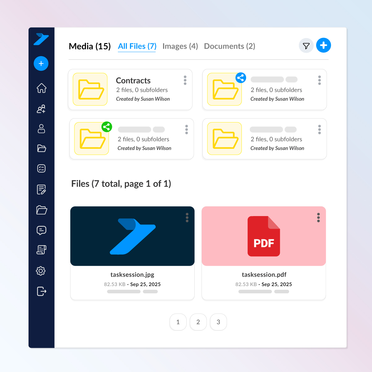 files and media